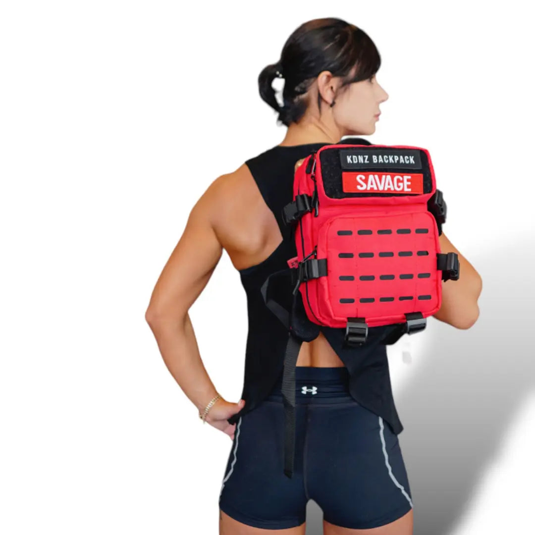 Kdnz Evo 2.0 Mini 9Lt Red Black Sırt Çantası