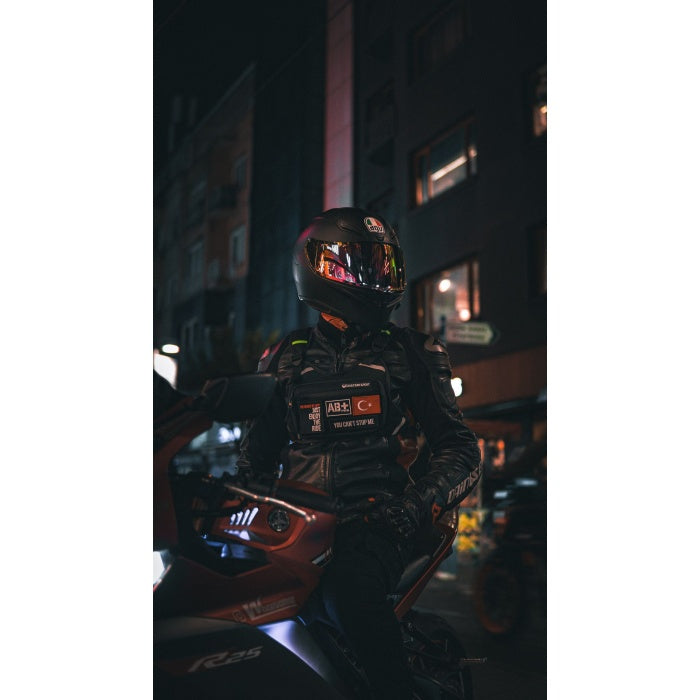 Eastern Spirit R1 Black Reflektörlü Yelek Çanta 1 Adet Patch Hediye