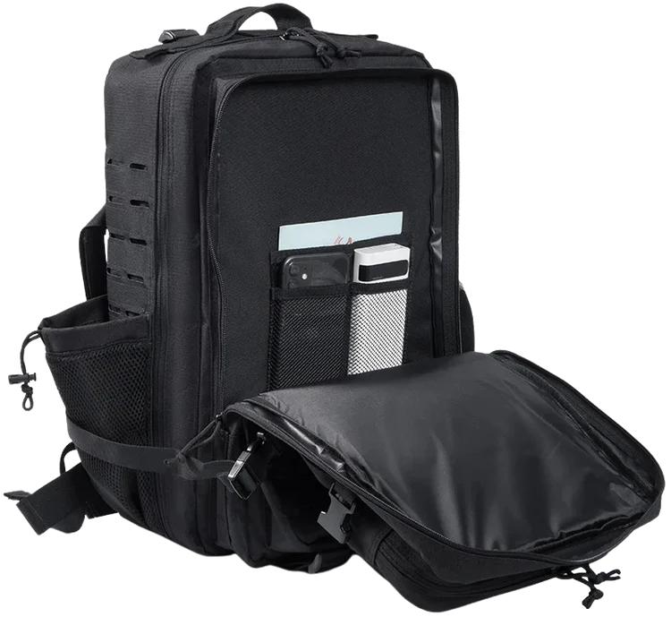 New KDNZ Pro Tac. 3.0 Black Cordura Ykk 45L Sırt Çantası 3 Adet Patch Hediyeli