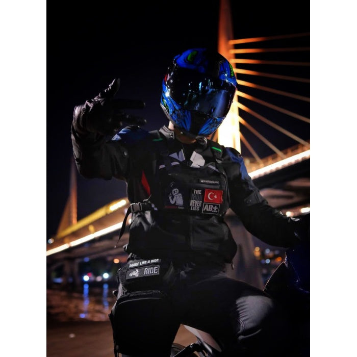 Eastern Spirit R1 Black Reflektörlü Yelek Çanta 1 Adet Patch Hediye