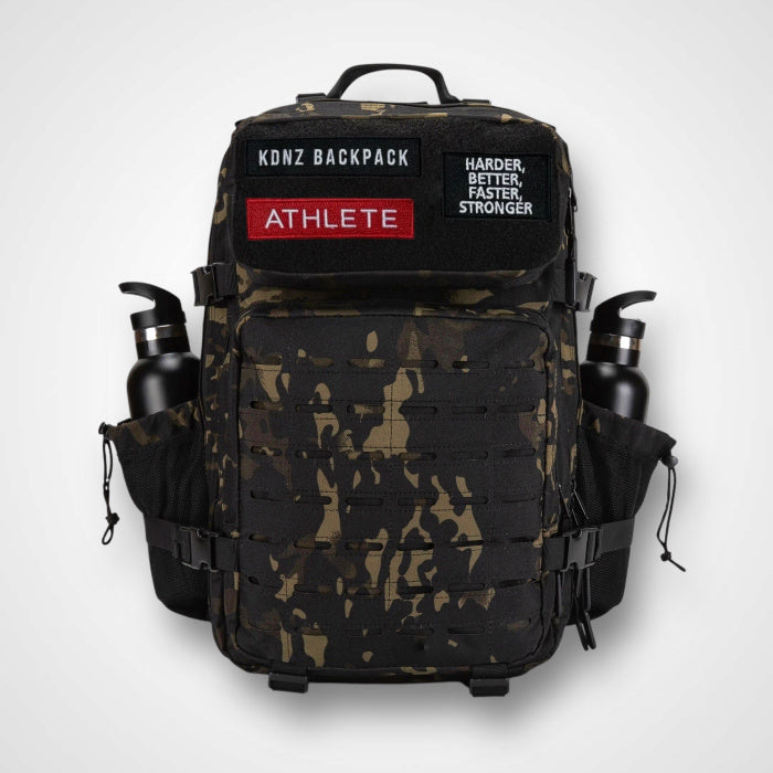 New KDNZ Pro Tac. 3.0 Black Camo Cordura Ykk 45L Sırt Çantası 3 Adet Patch Hediyeli
