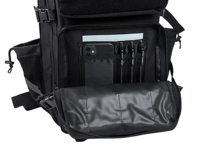 New KDNZ Pro Tac. 3.0 Black Cordura Ykk 45L Sırt Çantası 3 Adet Patch Hediyeli