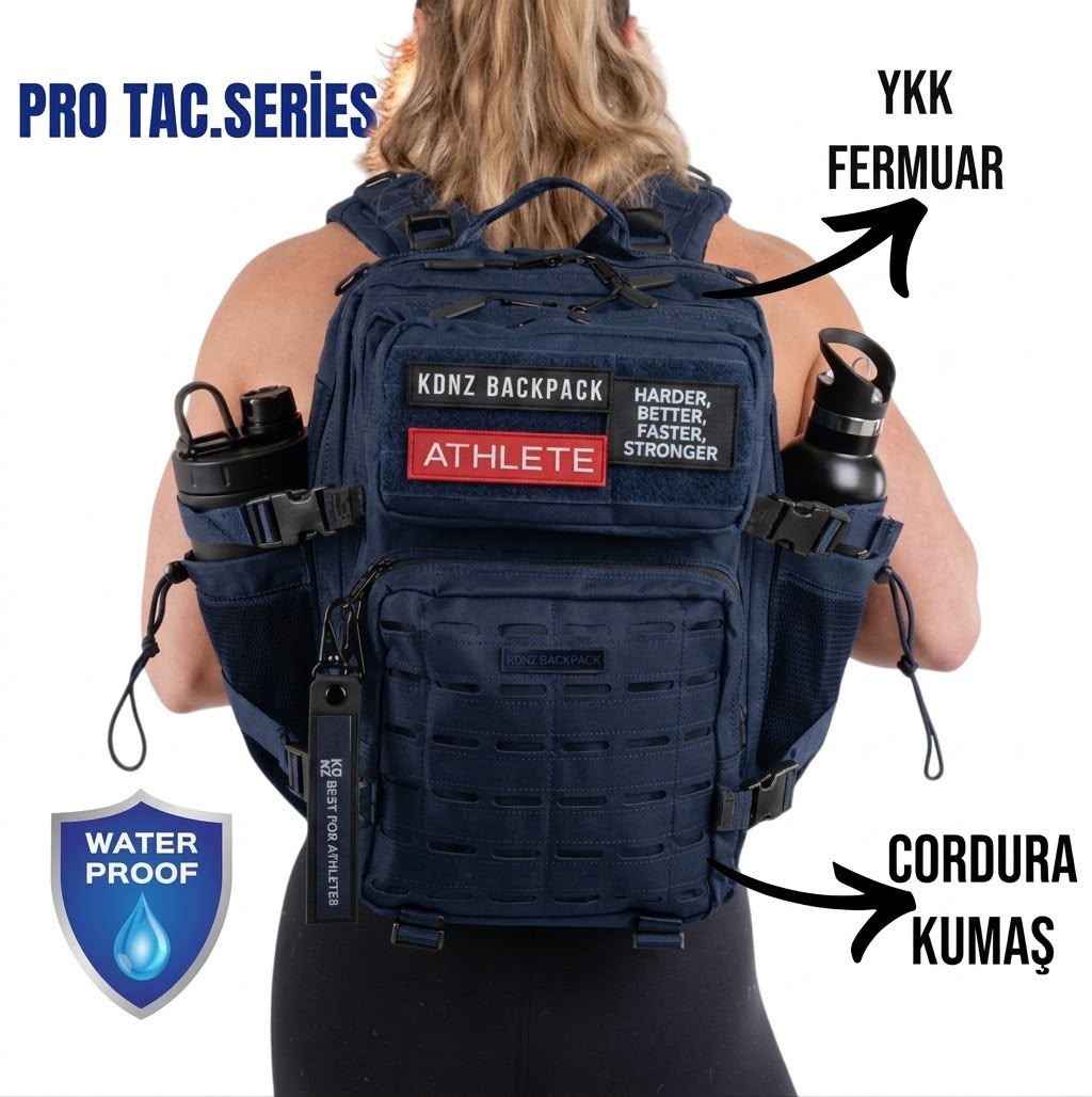 New Kdnz Pro 3.0 Navy Blue Cordura 25L Backpack with 3 Patches