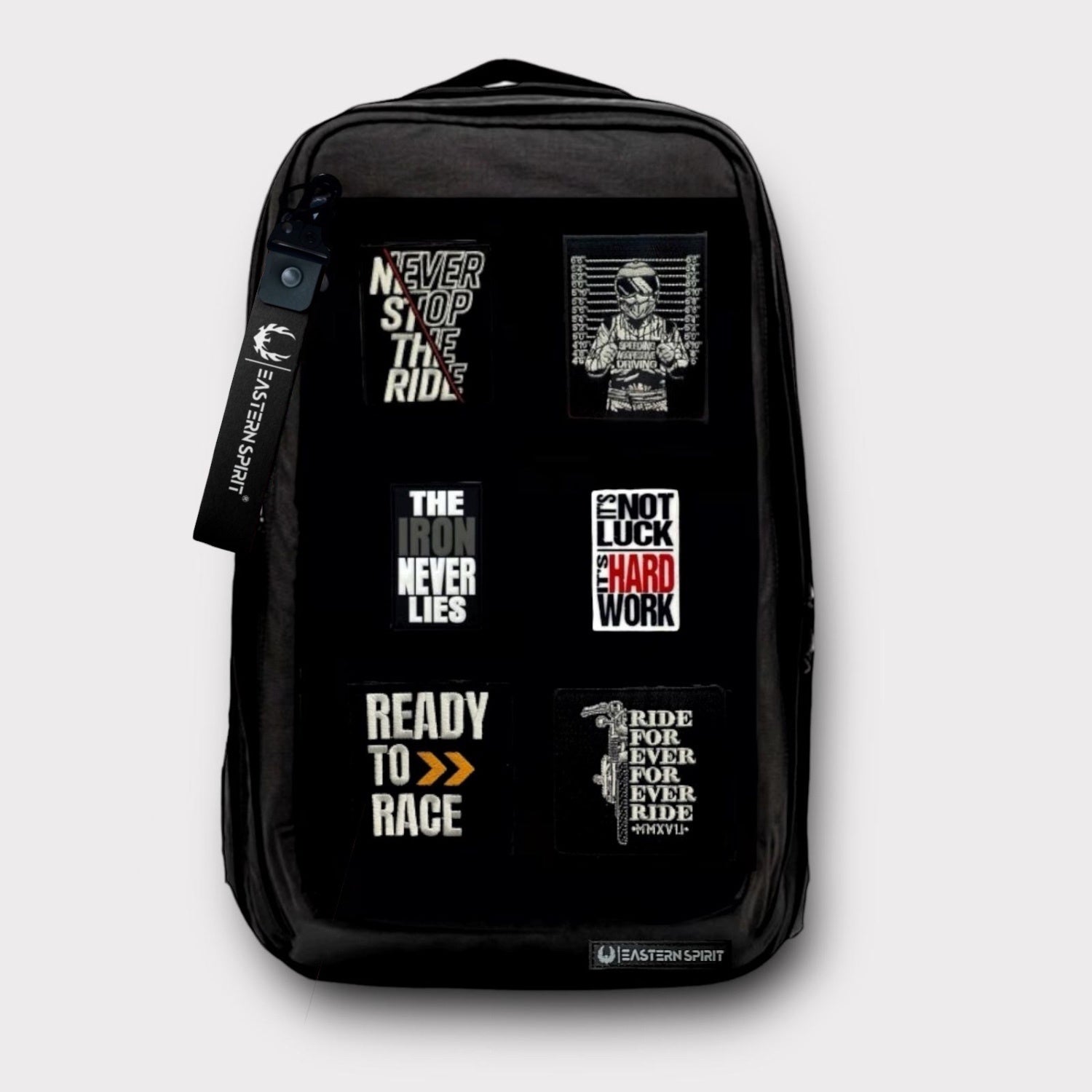 EASTERN SPİRİT R1 Motobag Black 25 LT Sırt Çantası “ 6 ADET PATCH HEDİYE ”