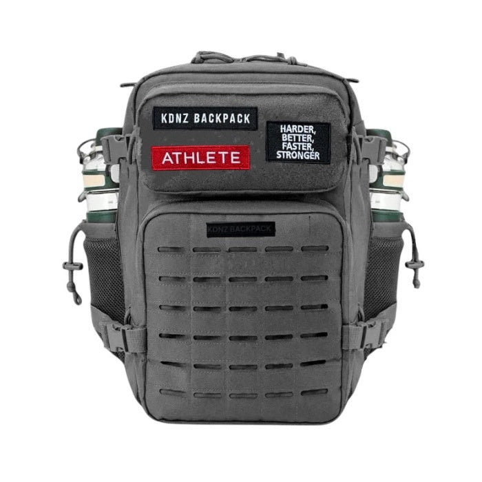New Kdnz Pro 3.0 Anthracite 45L Sırt Çantası 3 Adet Patch Hediyeli