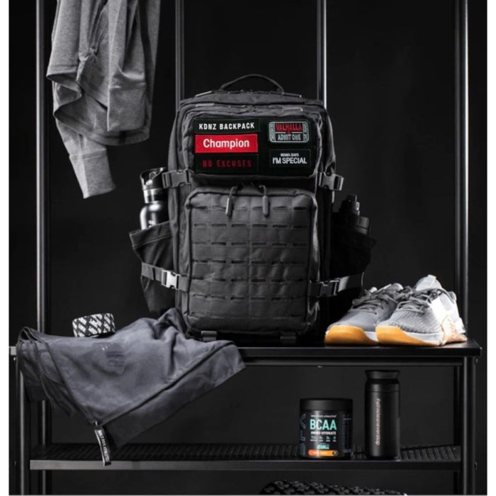 New KDNZ Pro 3.0 Black Edt. 45L Sırt Çantası 3 Adet Patch Hediyeli