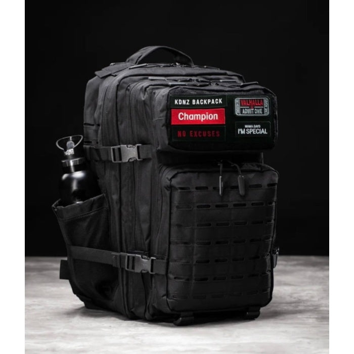New KDNZ Pro 3.0 Black Edt. 45L Sırt Çantası 3 Adet Patch Hediyeli