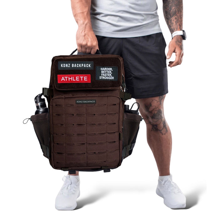 New KDNZ Pro 3.0 Mocha 45L Sırt Çantası 3 Adet Patch Hediyeli