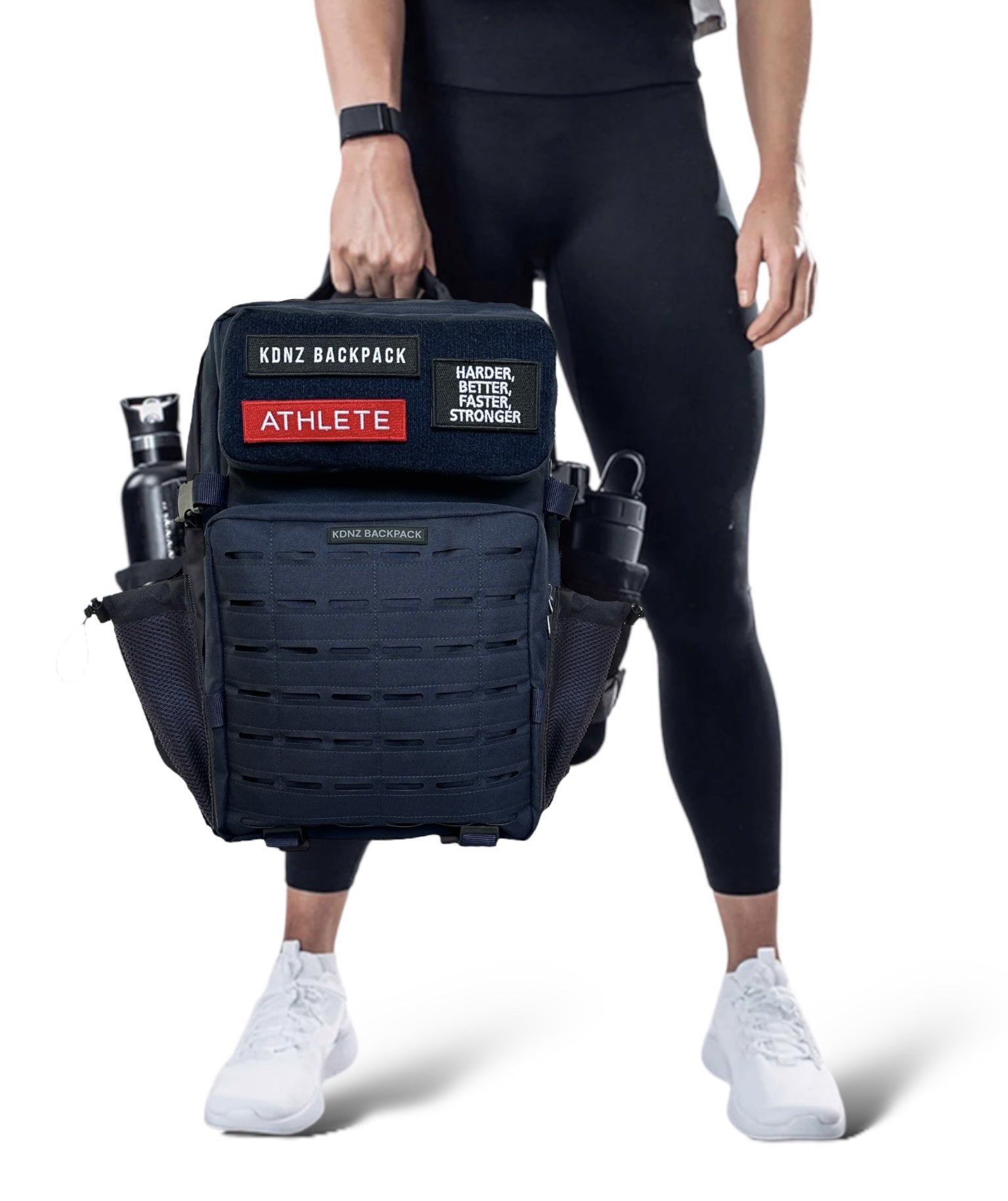 New Kdnz Pro 3.0 Navy Blue Small 25L Sırt Çantası 3 Adet Patch Hediyeli