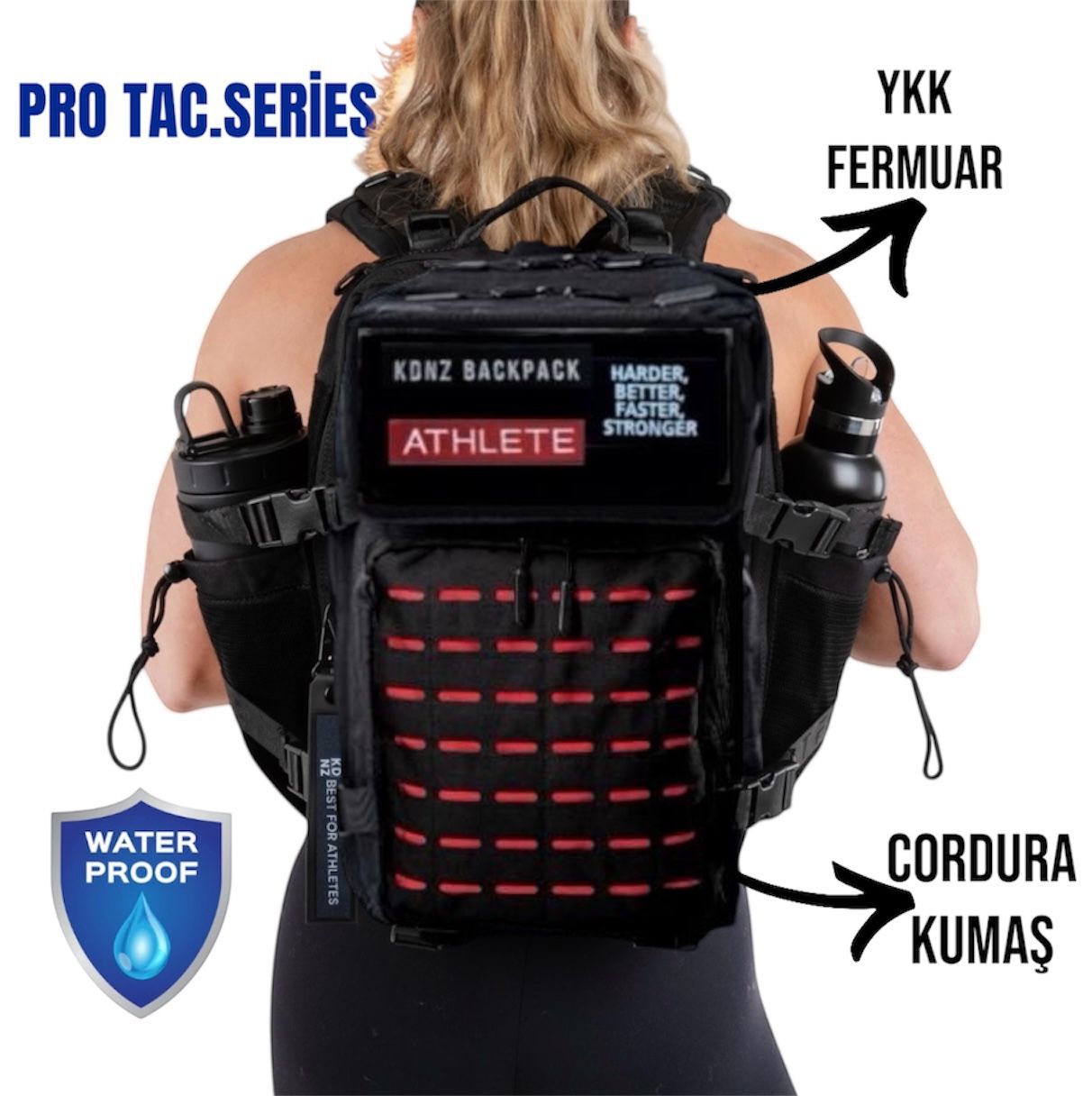 Kdnz Pro Tac. 3.0 Limited edt 25L Sporcu Sırt Çantası Ykk Fermuar