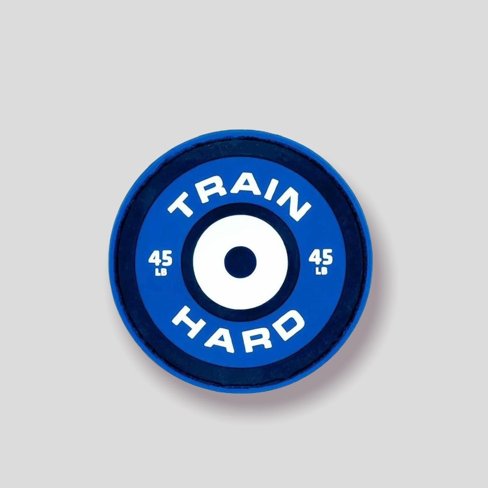 Train Hard 45 Blue Patch