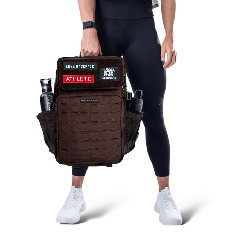 New Kdnz Pro 3.0 Mocha Small 25L Sırt Çantası 3 Adet Patch Hediyeli