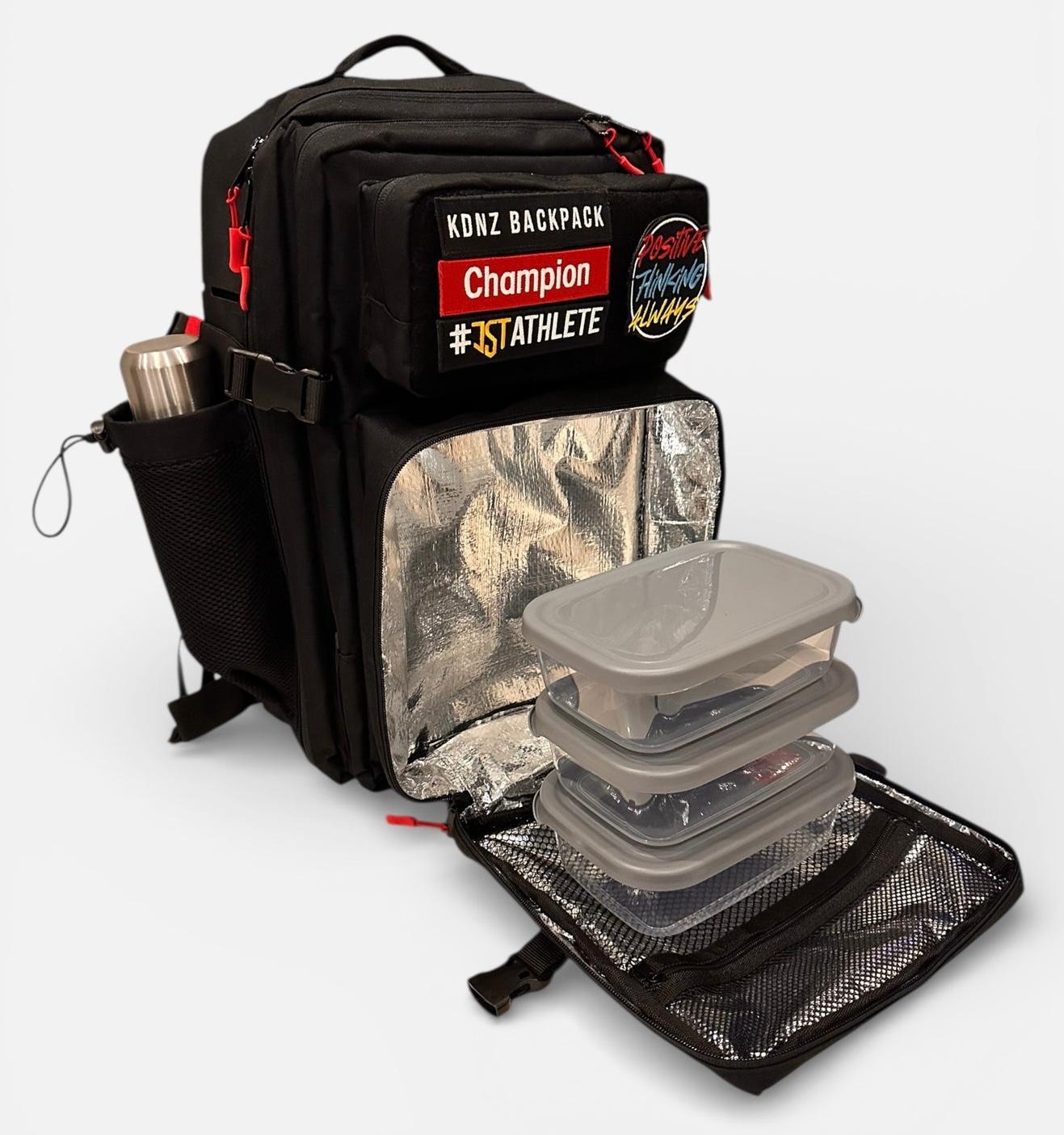 New KDNZ MealPro Tac. 3.0 Limited Cordura Ykk 50L Termal Yemek Bölmeli Sırt Çantası 3 Adet Patch Hediyeli