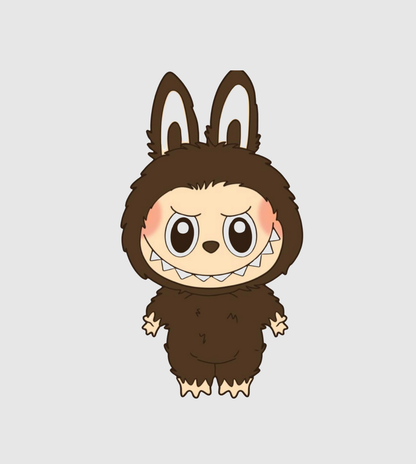Labubu *brown* Patch