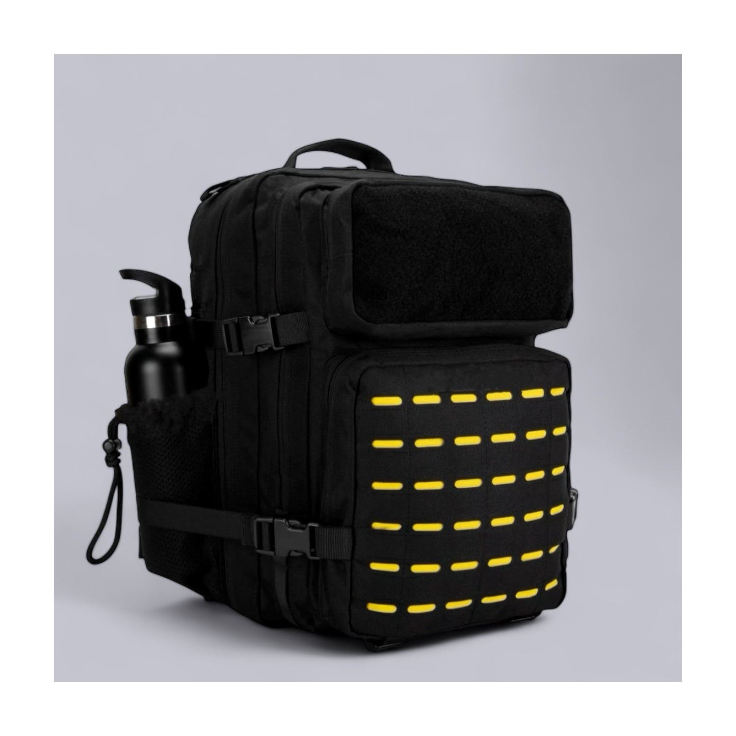 New KDNZ Pro Tac. 3.0 Black Yellow Cordura Ykk 45L Sırt Çantası 3 Adet Patch Hediyeli