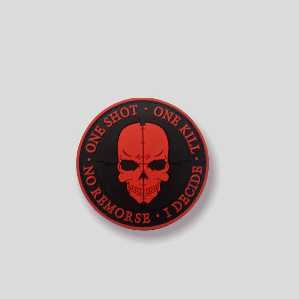 One Shot Patch (red)