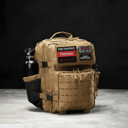 New KDNZ Pro Tac. 3.0 Army Desert Cordura Ykk 45L Sırt Çantası 3 Adet Patch Hediyeli