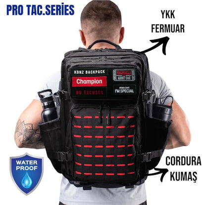 New KDNZ Pro Tac. 3.0 Limited Edt. Cordura Ykk 45L Sırt Çantası 3 Adet Patch Hediyeli