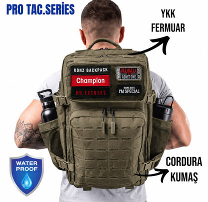 New Kdnz Pro 3.0 Army Green Cordura 45L Backpack with 3 Patches